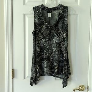 Brittany Black Tunic Top